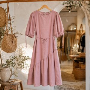 Vestido Alma Rosa Empolvado